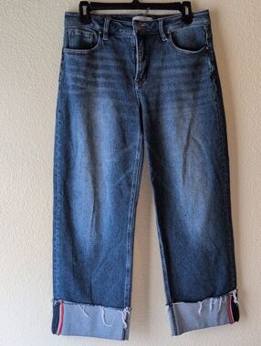 Risen Jeans Dark Blue High-Rise Denim
